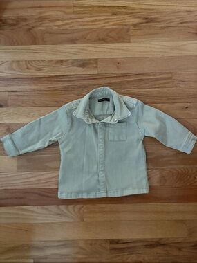 Mayoral Baby boy  tan denim over shirt jacket (9 months)